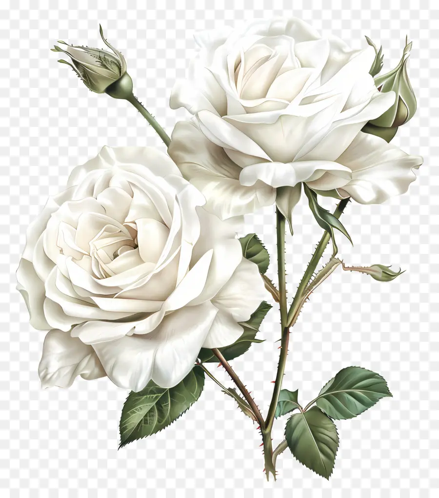 Des Roses Blanches，Rose Blanche PNG
