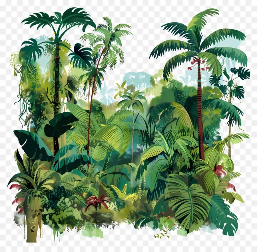 Forêt Tropicale De La Jungle，La Jungle Tropicale PNG
