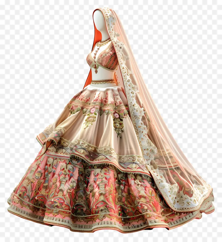 Indien Robe De Mariée，Vêtements De Mariée Indiens PNG