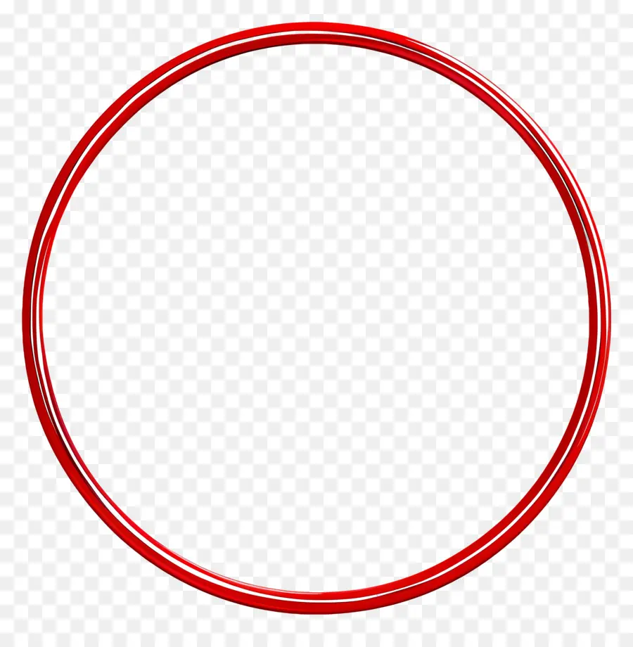 Cercle Rouge，Arrière Plan Noir PNG
