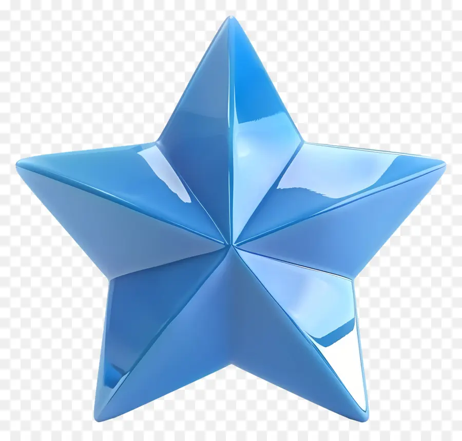étoile Bleue，Réfléchissant PNG