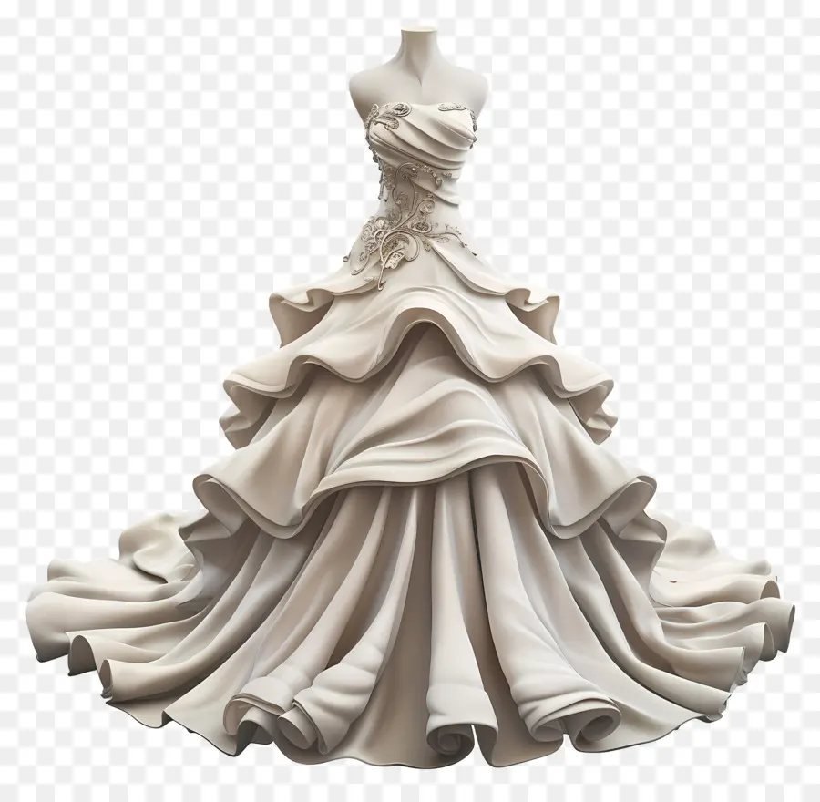 Robe De Mariée，Robe Blanche PNG