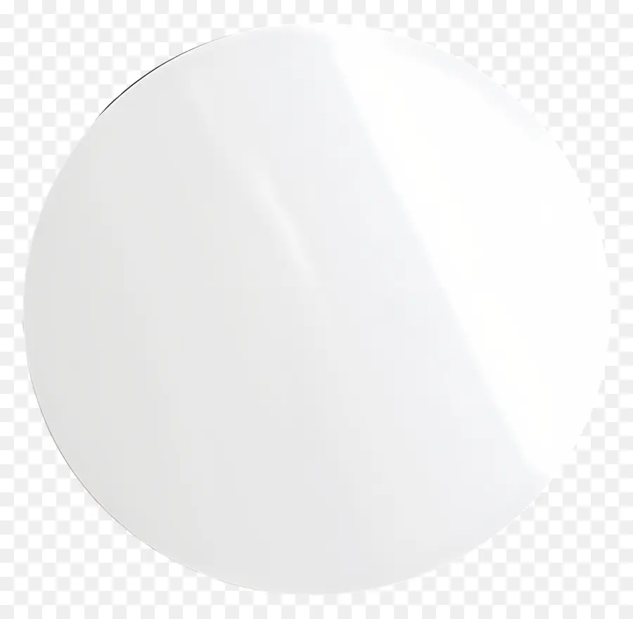 Cercle Blanc，Disque Vide PNG
