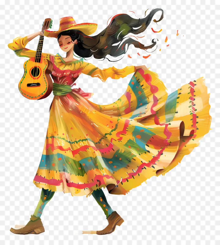 Cinco De Mayo，Robe Mexicaine Traditionnelle PNG