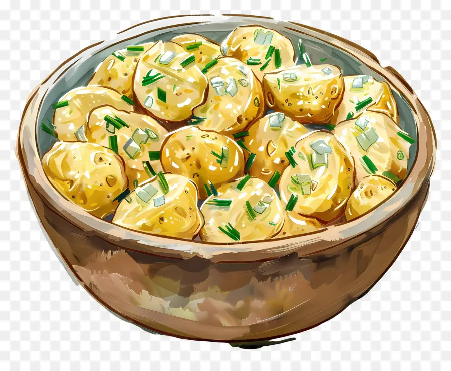 Salade De Pommes De Terre，Croustilles De Pommes De Terre PNG