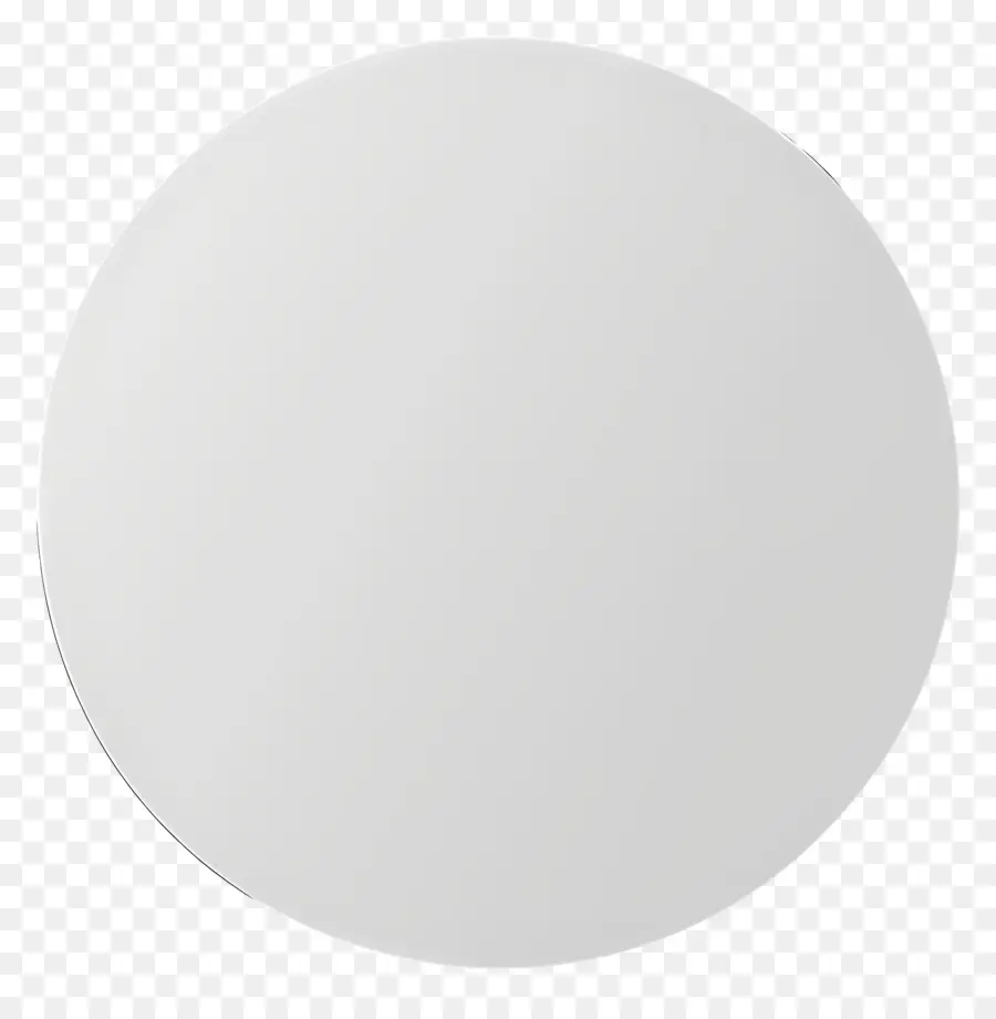 Cercle Blanc，Objet Brillant PNG