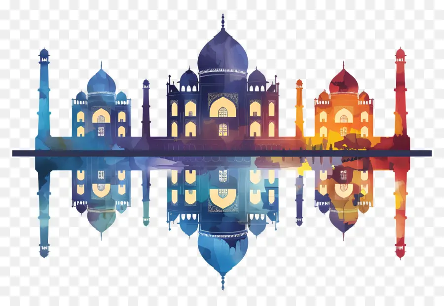 Taj Mahal，Mosquée Indienne PNG