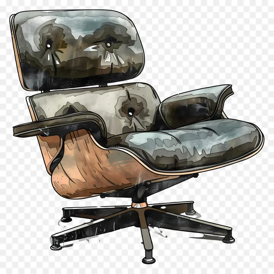 Chaise Lounge Eames，Eames Chaise PNG