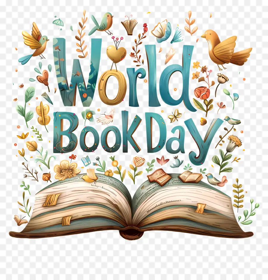 La Journée Mondiale Du Livre，Fleurs PNG