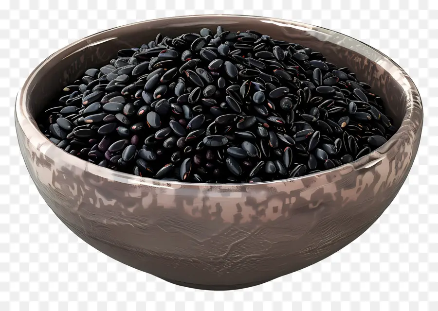 Riz Noir，Haricots Noirs PNG