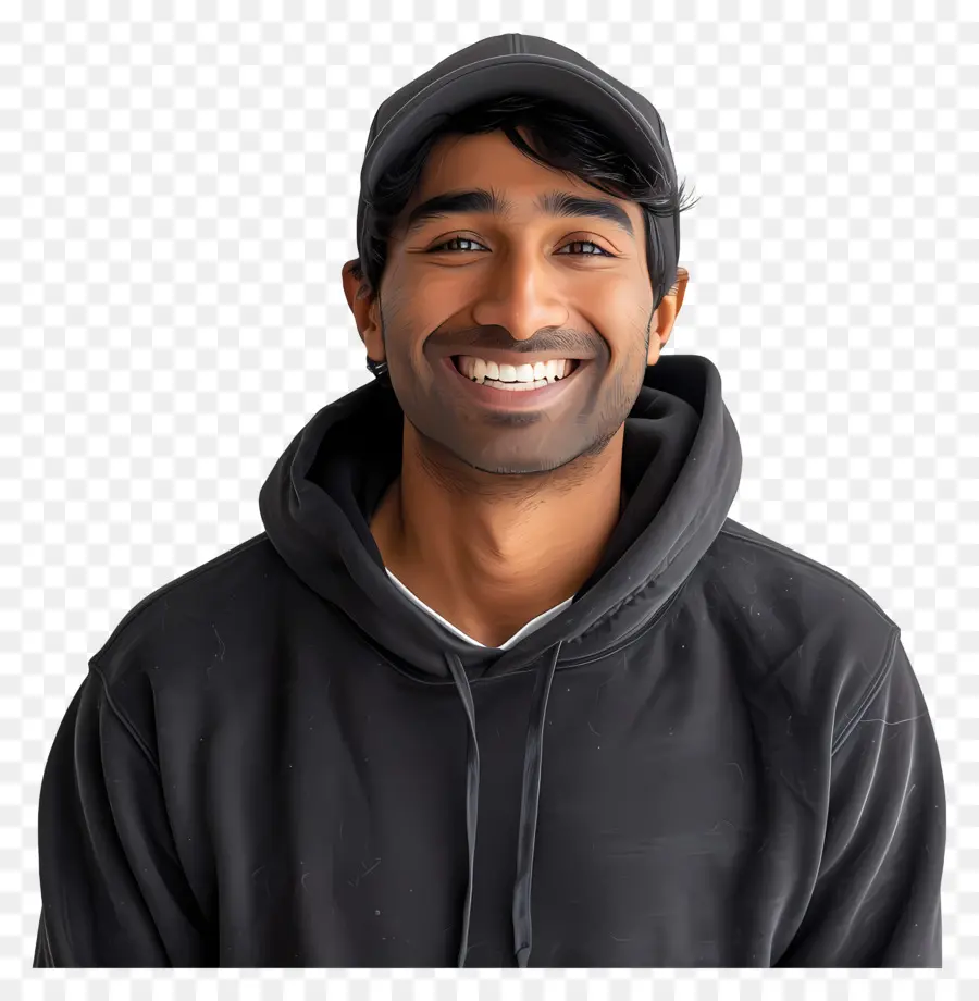 Homme Indien，Homme Souriant PNG