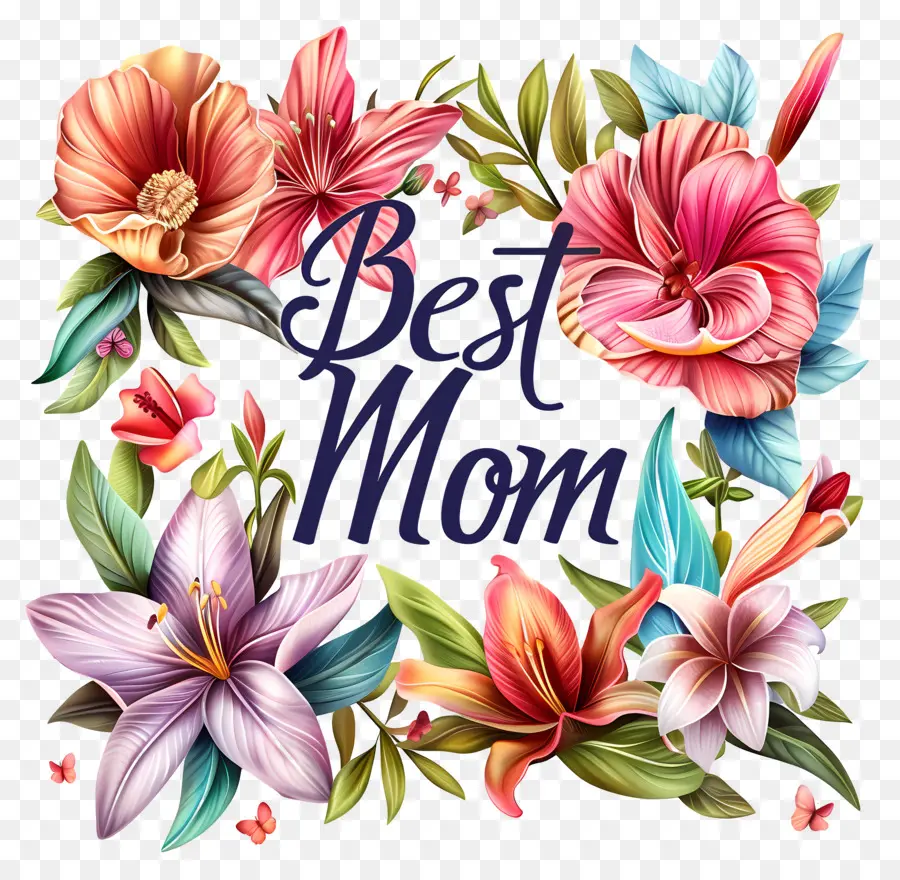 Meilleure Maman，Fleurs PNG