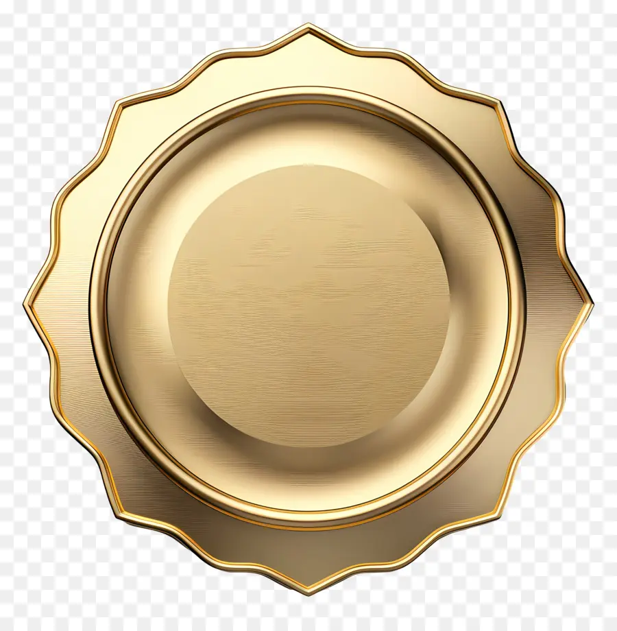 Plaque D'or，Médaille D'or PNG