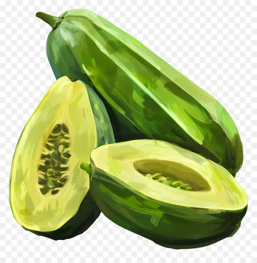 De La Papaye Verte，La Banane Verte PNG