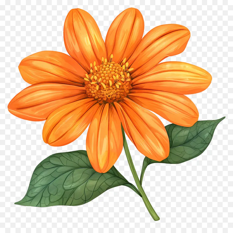 Fleur De Tithonia，La Fleur D'oranger PNG