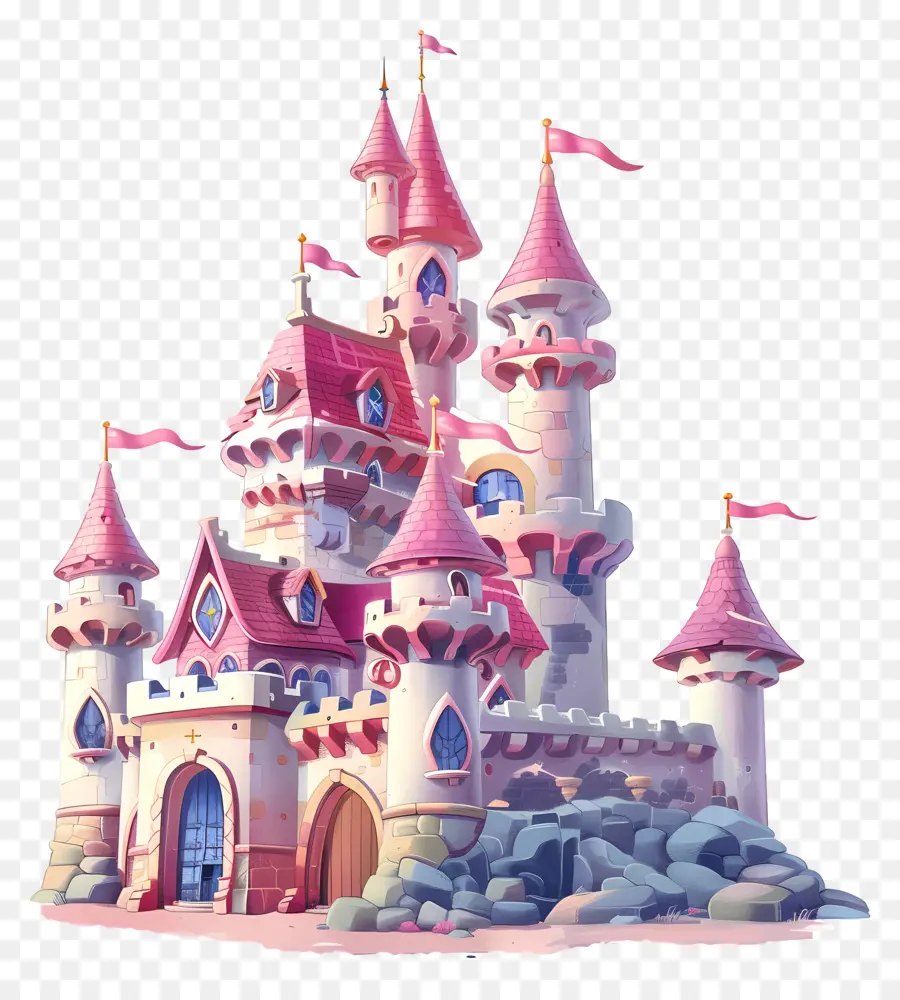 Le Château De La Princesse，Rendu 3d PNG