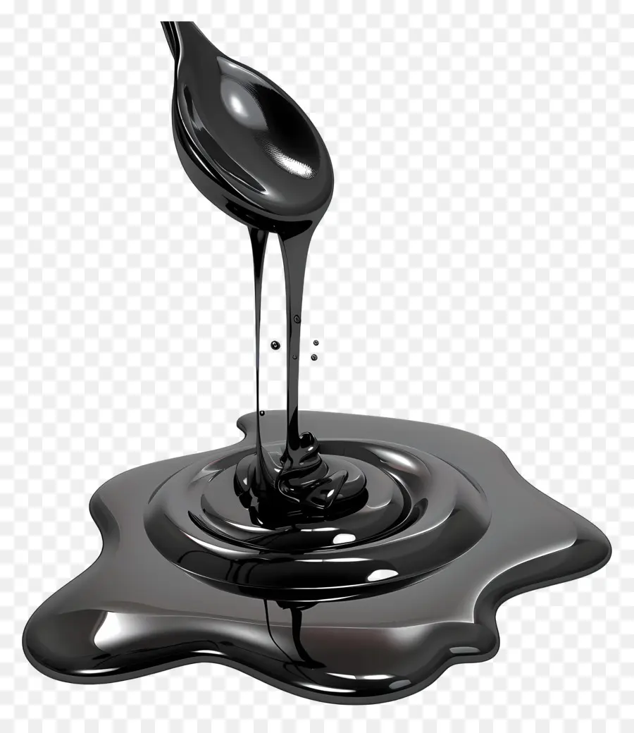 Huile Noire，Éclaboussure De Liquide Noir PNG