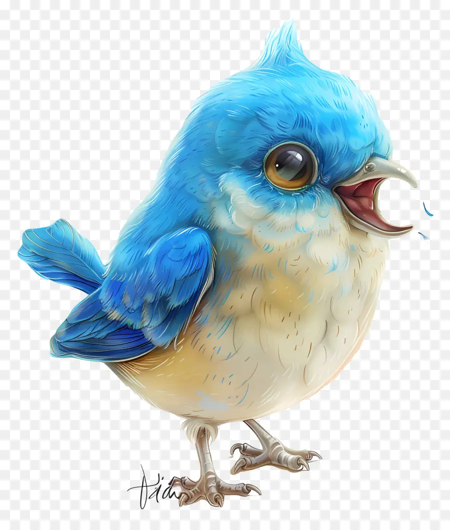 Oiseau Jour，L'oiseau Bleu PNG