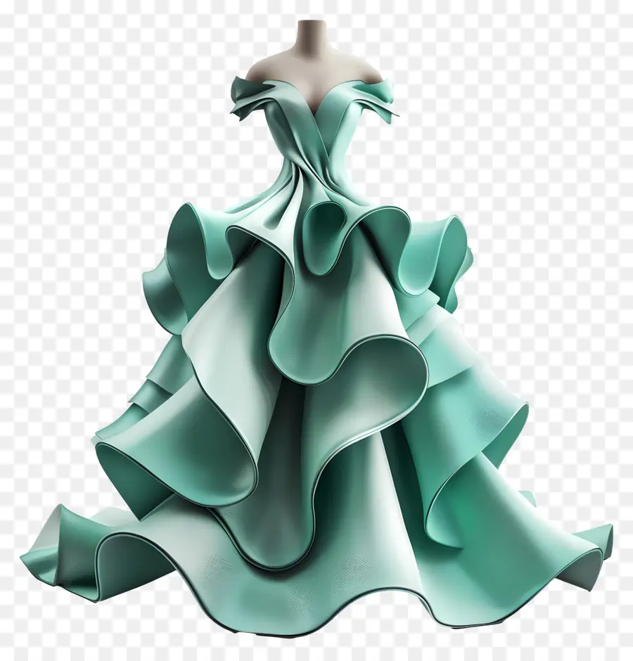 Robe De Mariée Chanel，Robe Verte PNG