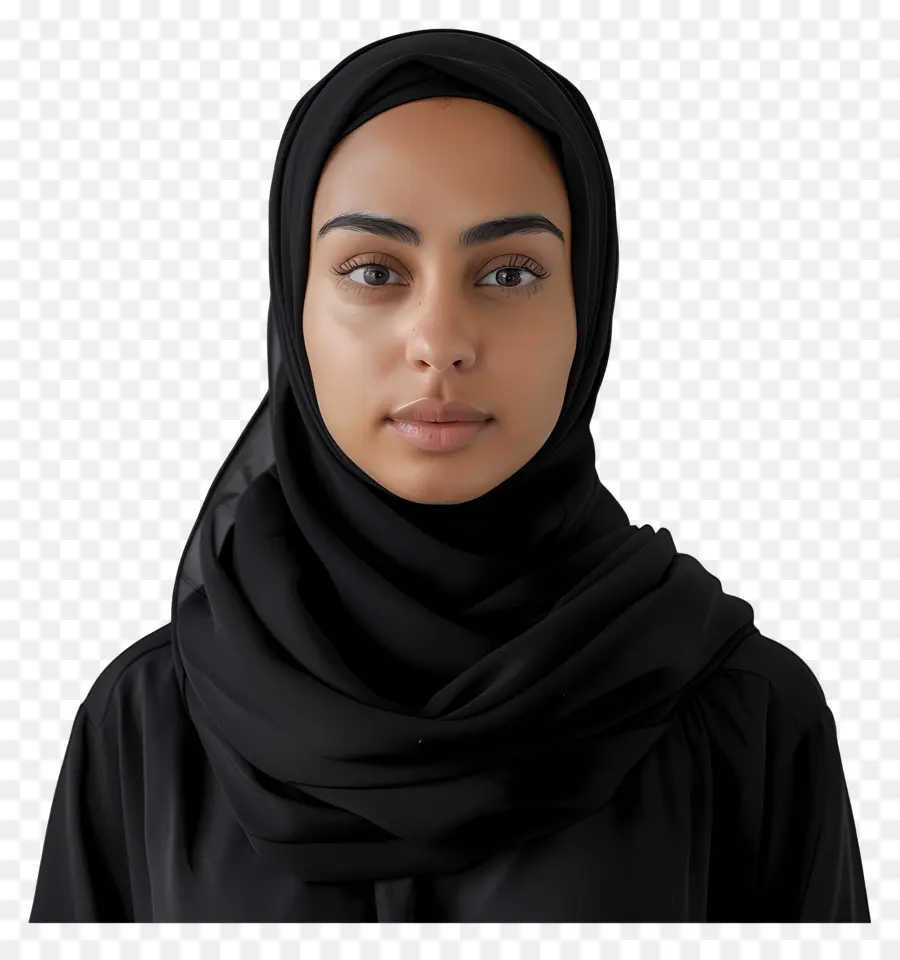 Portrait Femme Hijab，Femme En Hijab PNG