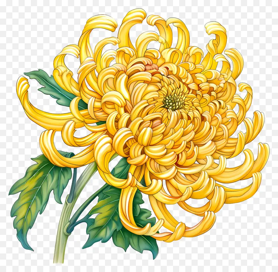 Chrysanthème Jaune，Fleur Jaune PNG