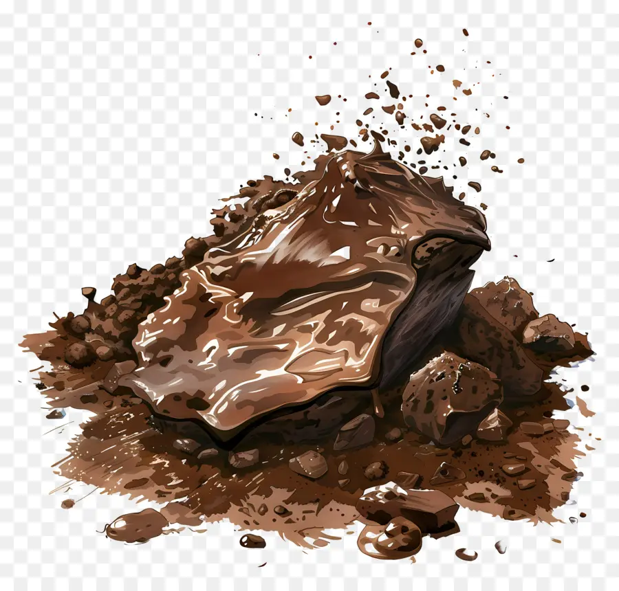 Sol Argileux，Chocolat PNG