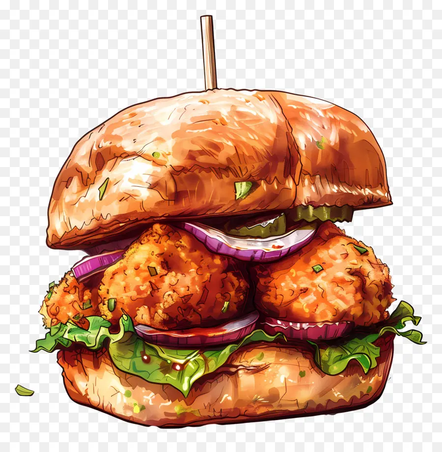 Pavé Vada，Hamburger PNG