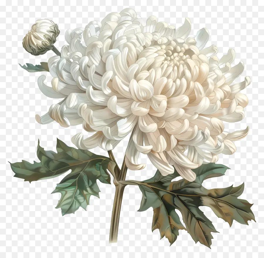 Chrysanthème Blanc，Chrysanthèmes Blancs PNG