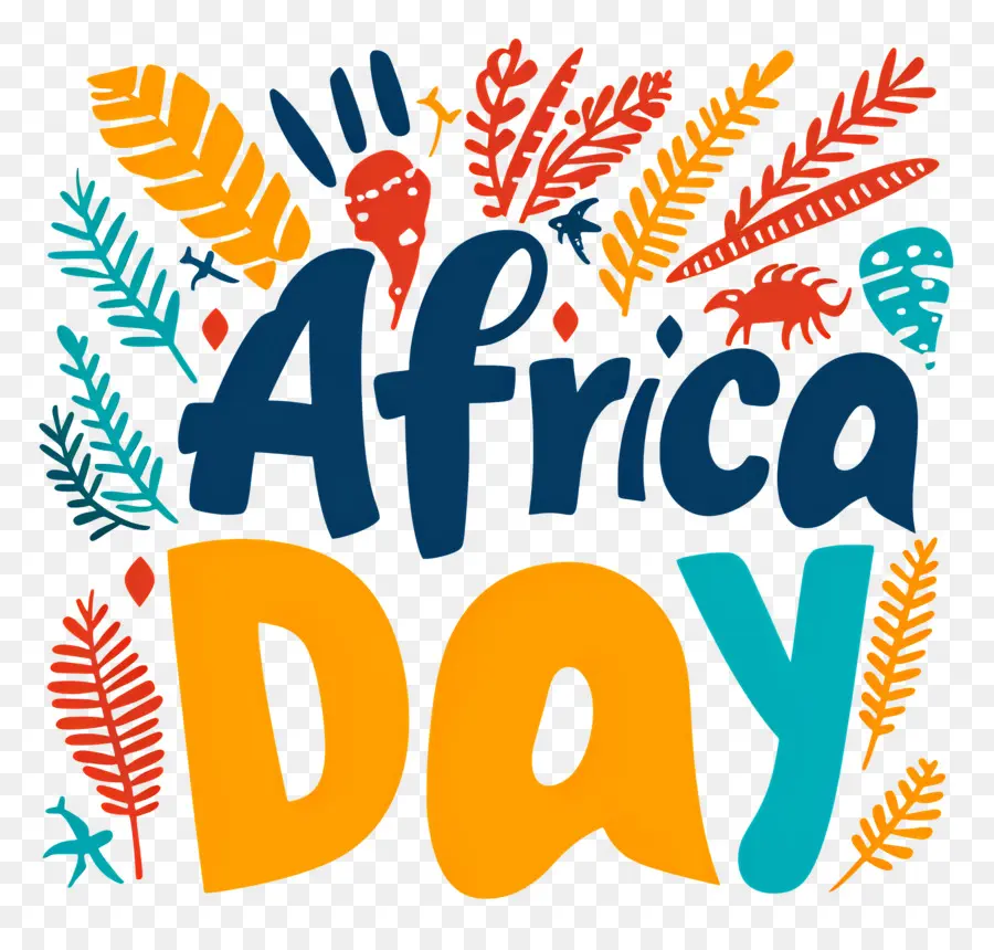 La Journée De L'afrique，Texte De La Conception PNG