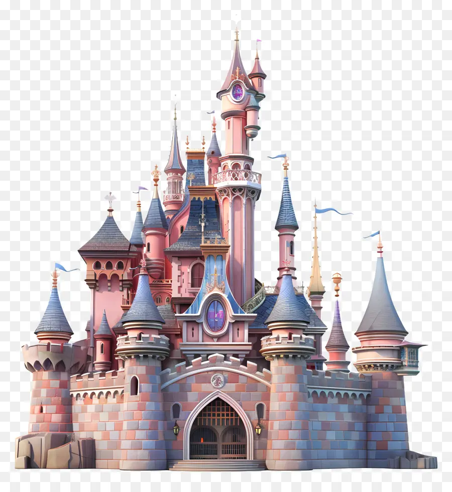 Château De Disney，Château De Conte De Fées PNG