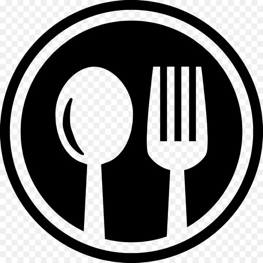 La Nourriture Logo，Fourche PNG