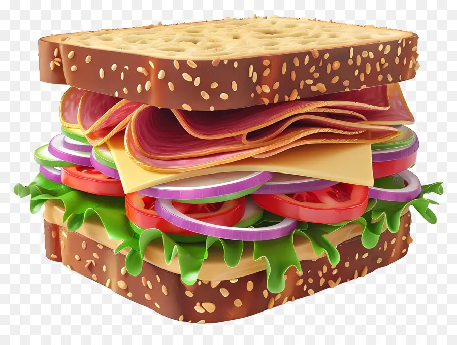 Sandwich，Pain PNG