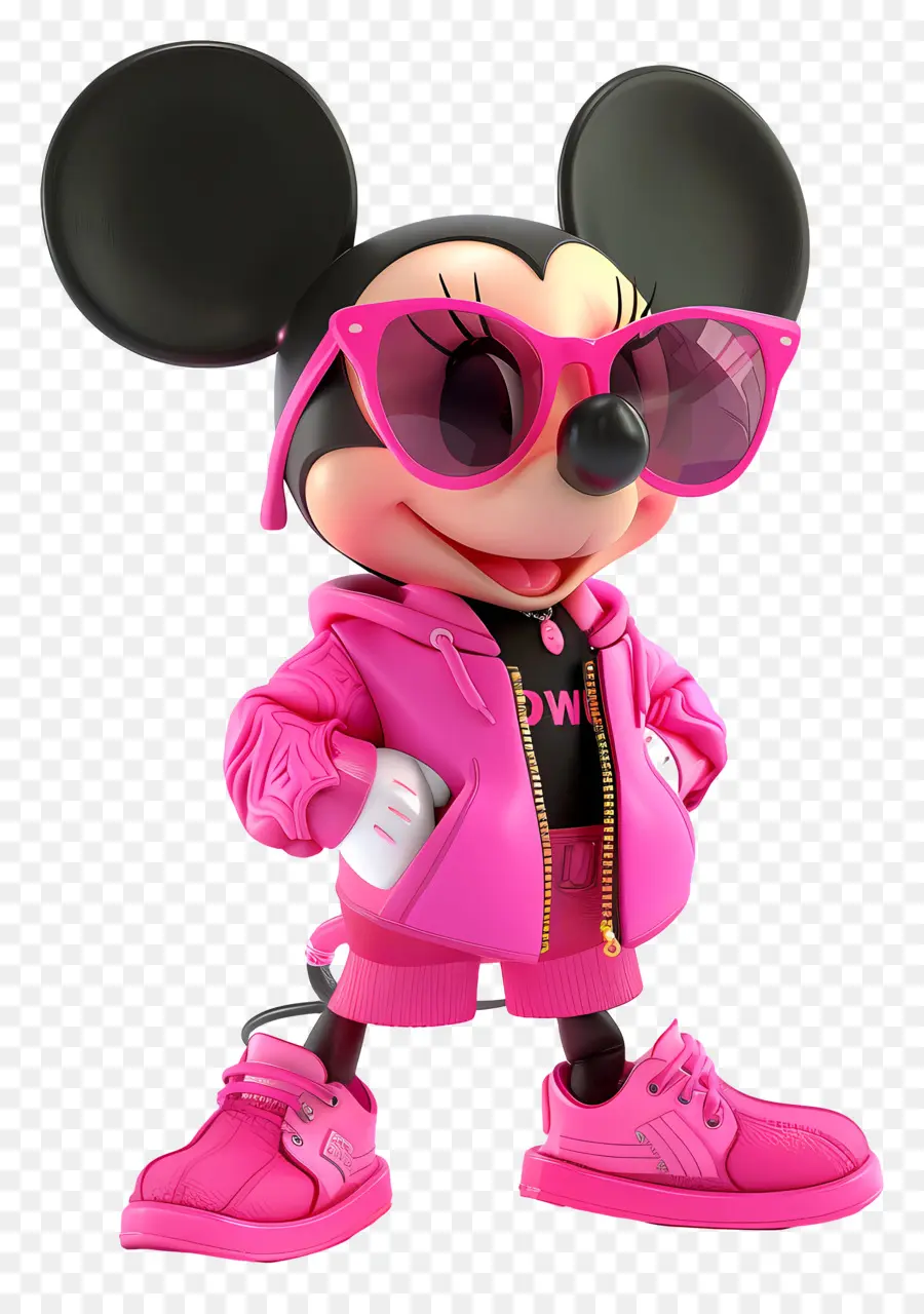 Mouse Minnie Rosa，Personnage De Dessin Animé PNG