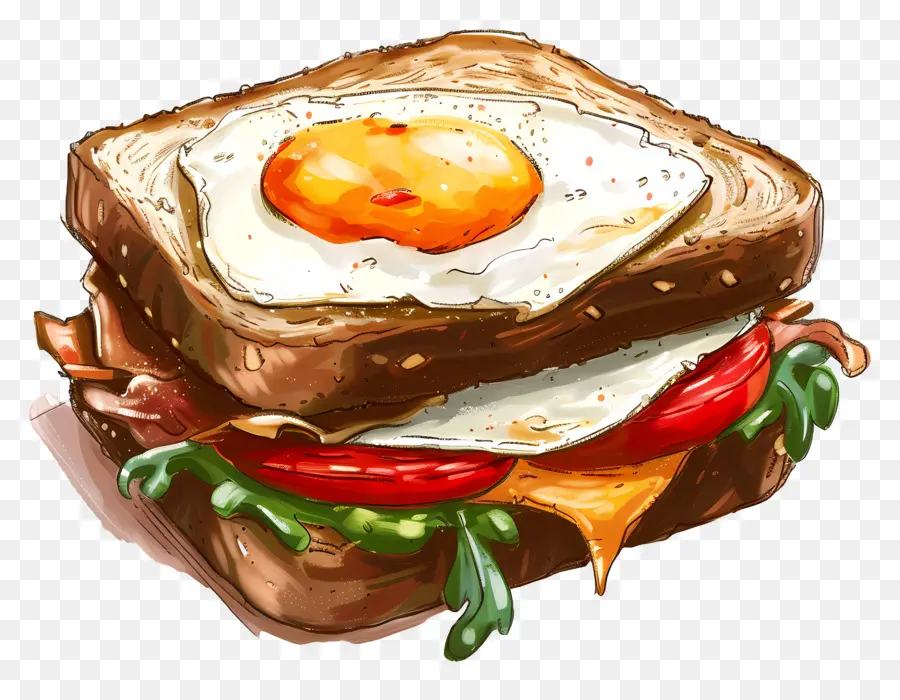Le Petit Déjeuner Sandwich，Sandwich PNG