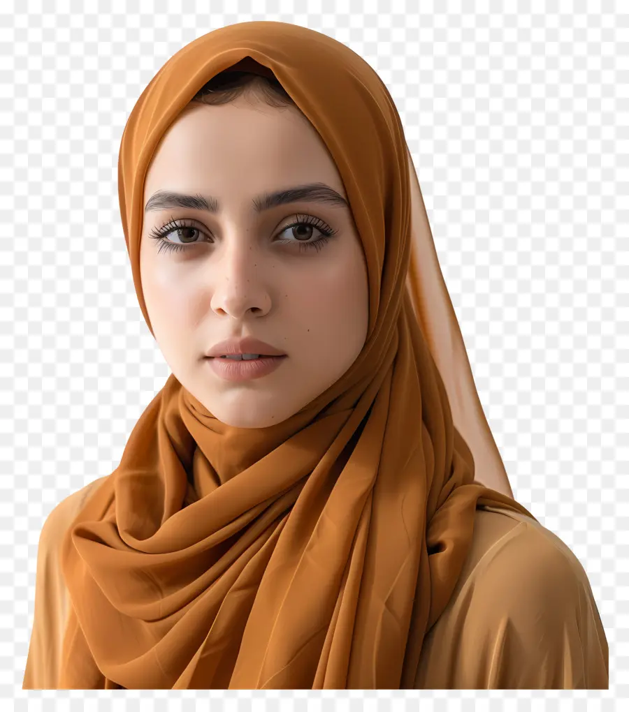 Portrait Femme Hijab，Hijab PNG