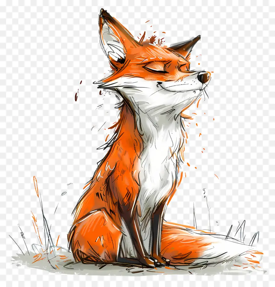 Renard De Dessin Animé，Renard Rouge PNG