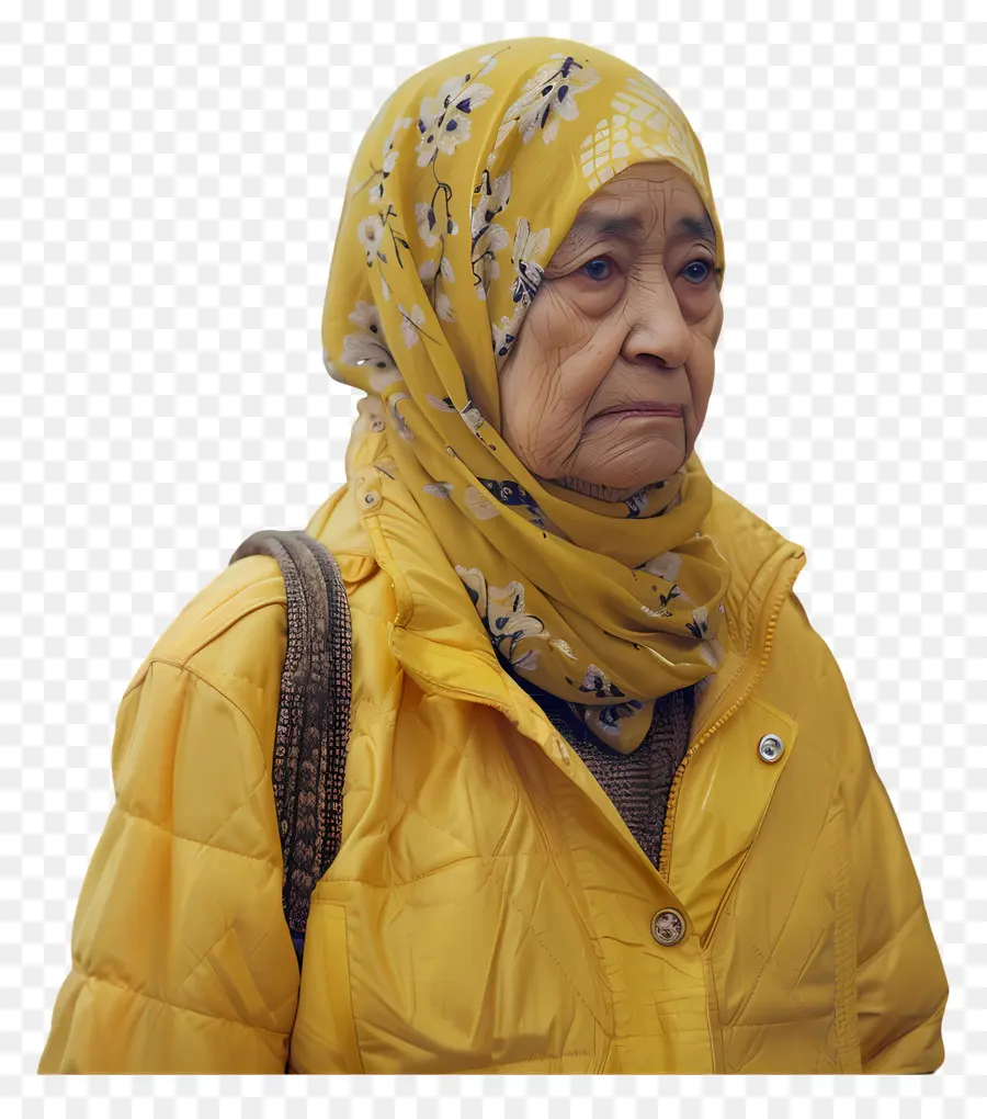 Vieille Femme Musulmane，Femme âgée PNG