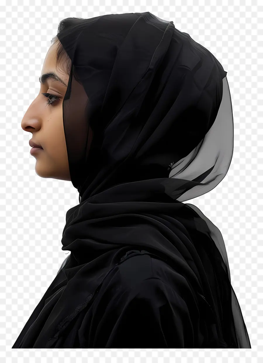 Hijab Noir，Hijab PNG