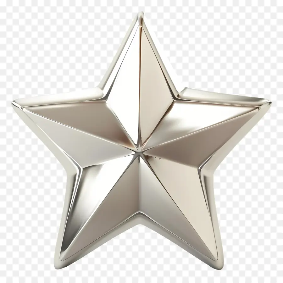 Silver Star，Métal PNG