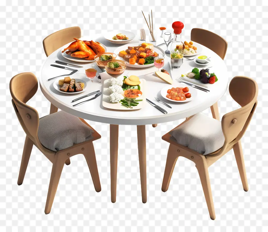 Table De Dîner，Gastronomie PNG