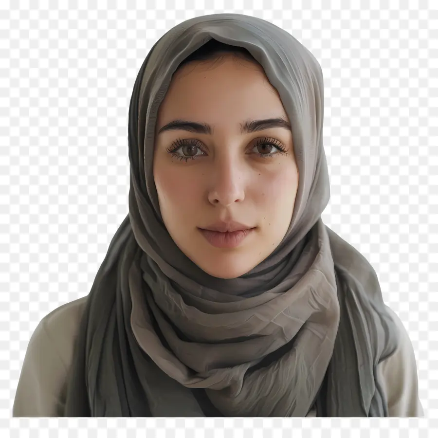 Portrait Femme Hijab，Femme PNG