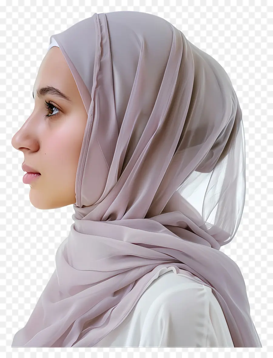 Hijab Aux Pastels，Hijab Mode PNG