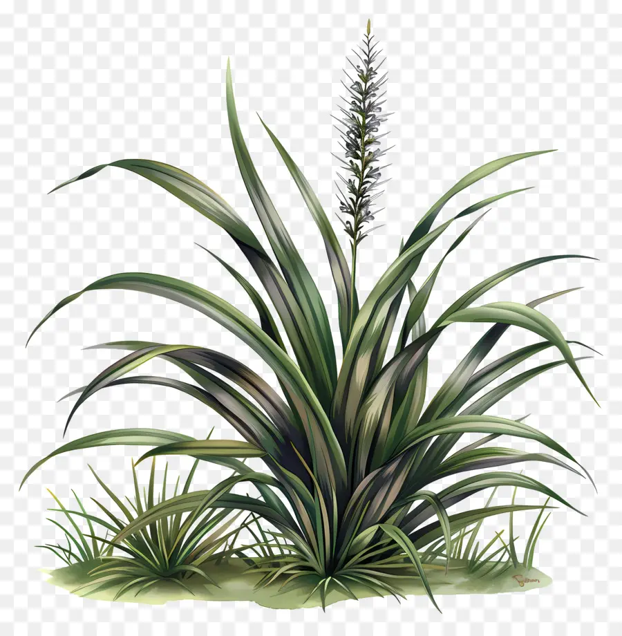 Liriope Varié，Plante Verte PNG