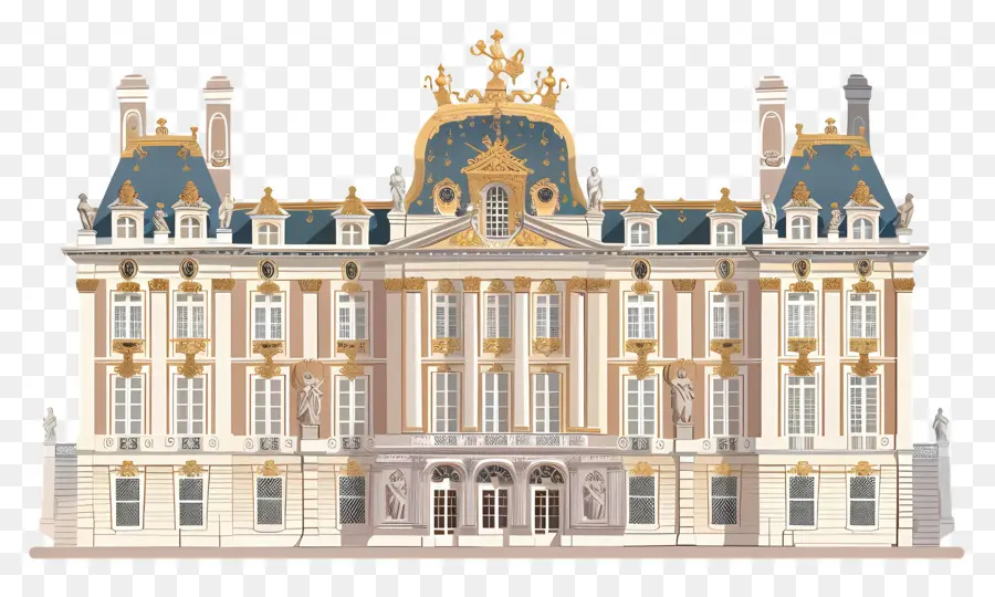 Château De Versailles，Palais PNG
