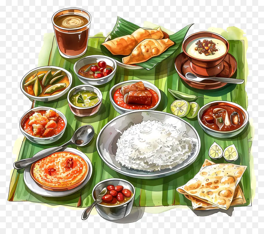 Petit Déjeuner Du Kerala，La Nourriture PNG