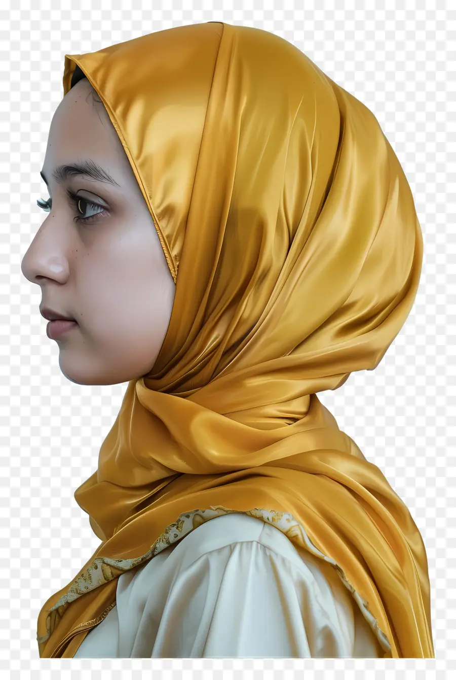 Hijab Doré，Jeune Femme PNG