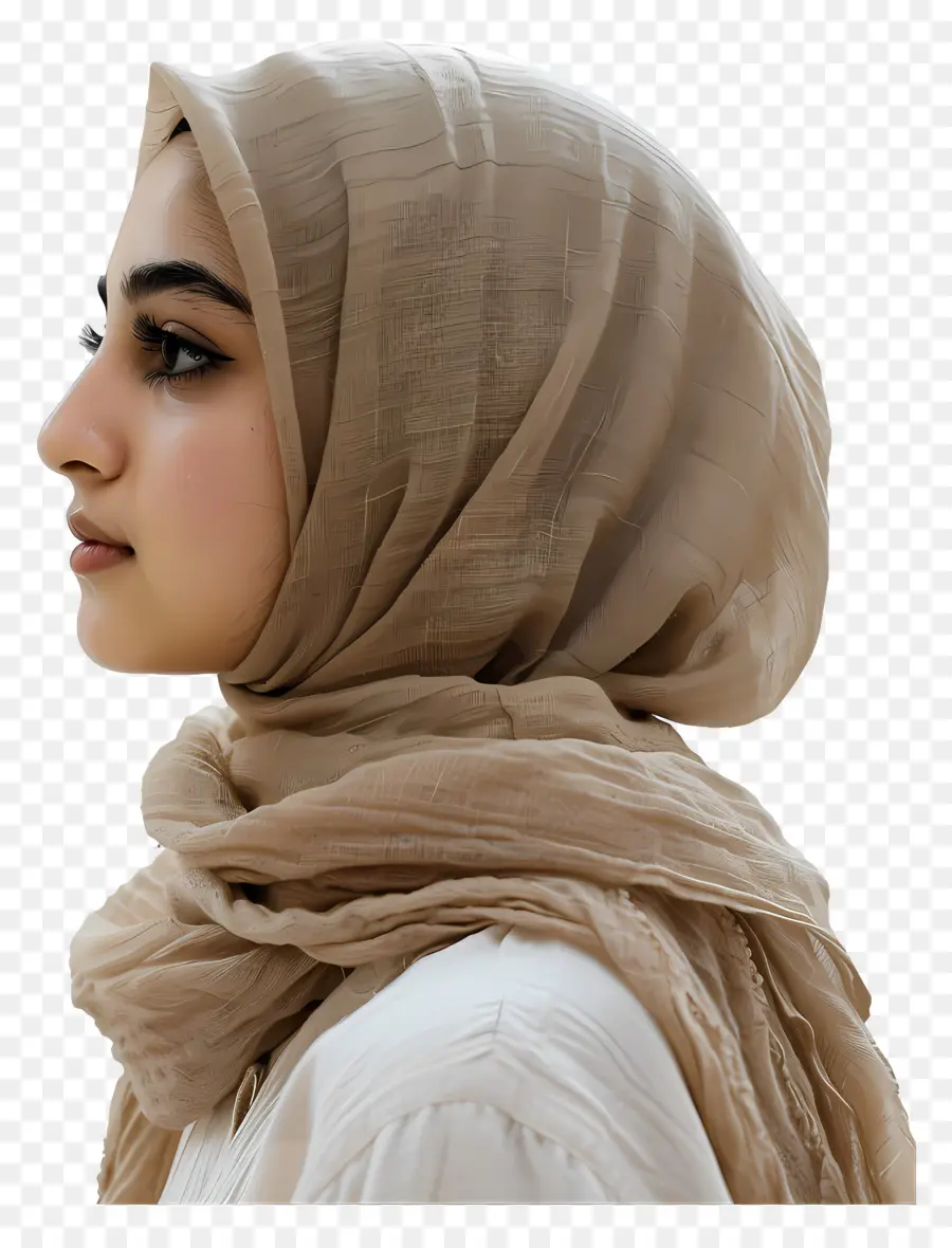 Tons Neutres Hijab，Hijab PNG