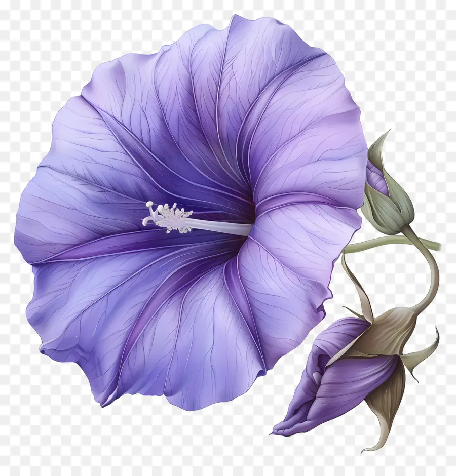 Violet Gloire Du Matin，Fleur Pourpre PNG