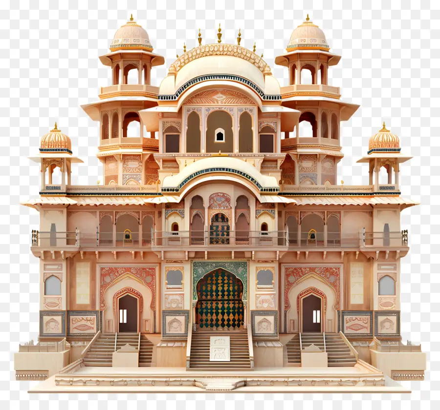 Palais De Jaipur，Bâtiment Orné PNG