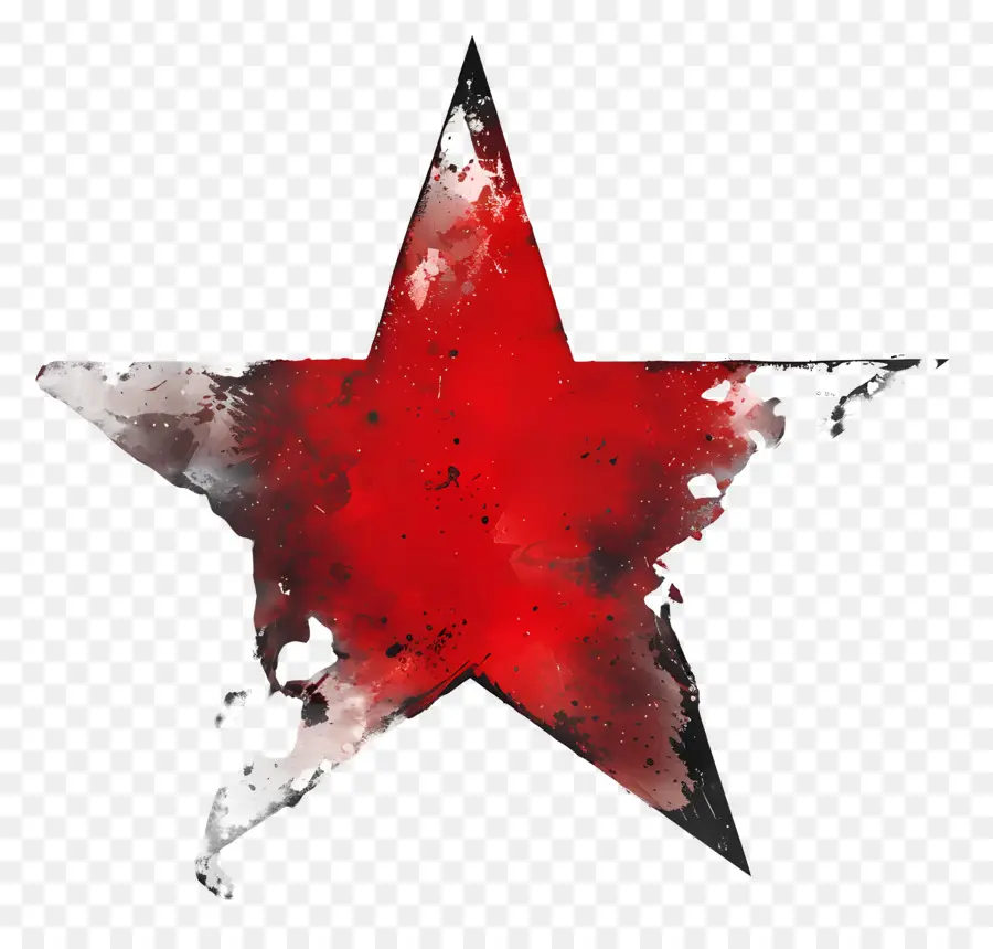 Le Red Star，Aquarelle PNG